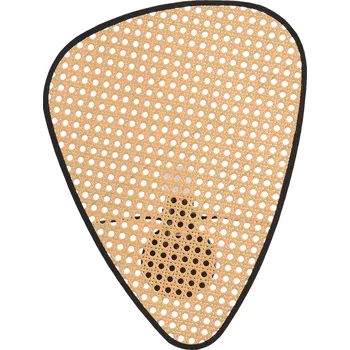 Nástěnné svítidlo Ratanová nástěnná lampa NATURA 43 cm boho béžová do obýváku a ložnice