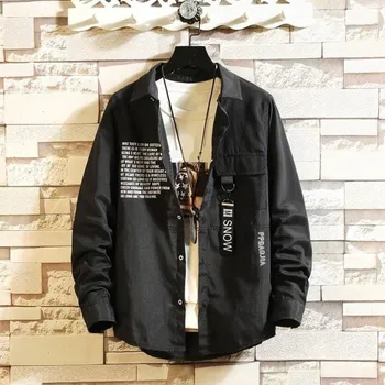 Pánská košile Pánská košile F698 černá XL