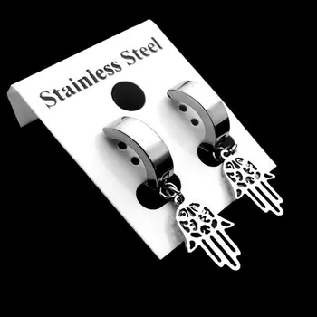 Náušnice Kruhové náušnice s přívěskem G2521 4