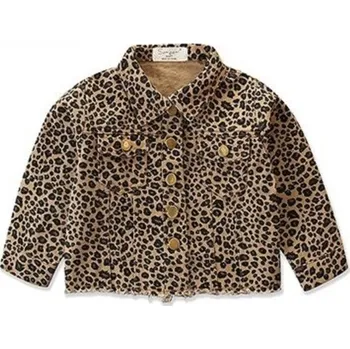 Dívčí bunda Dívčí leopardí bunda L1919 4