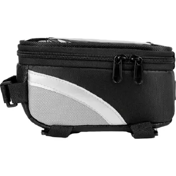 brašna na kolo Cyklistická brašna na rám T849 šedá