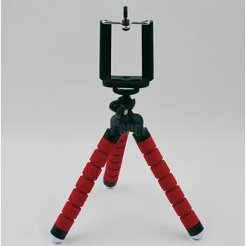 Selfie tyč Mini stativ na mobilní telefon J2001 červená