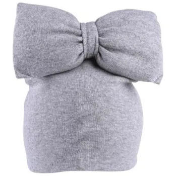 Pokrývka hlavy Dívčí zimní čepice s mašlí 2