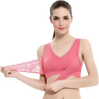 Podprsenka Podprsenka s bočním zapínáním růžová S