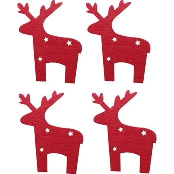 Vánoce Vánoční pouzdro na příbory&nbsp;- sob 4 ks červená