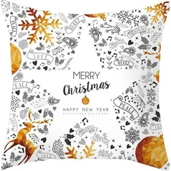 Vánoční dekorace Vánoční povlak na polštář kašmírový 31