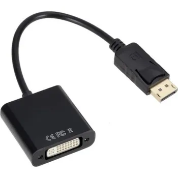 Redukce Redukce DisplayPort samec na DVI samice Adaptér 1080p Kvalitní video přenos Pro monitory a projektory Kompatibilita Plug & Play Odolné provedení