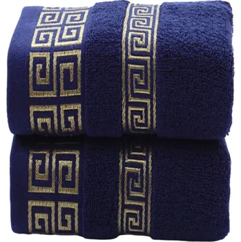 Ručník Bavlněný ručník 75 x 34 cm tmavě modrá