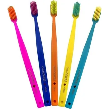 Zubní kartáček Sada 5 ks kartáčků na zuby Jemné měkké štětiny Šetrná péče o dásně Komfortní rukojeť Ergonomický design Hloubkové čištění 18,6 cm pro dospělé