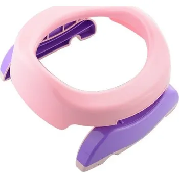 Nočník Skládací přenosný nočník pro děti J1604 růžová