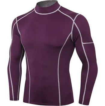 Pánské kompresní tričko F1784 vínová XXS