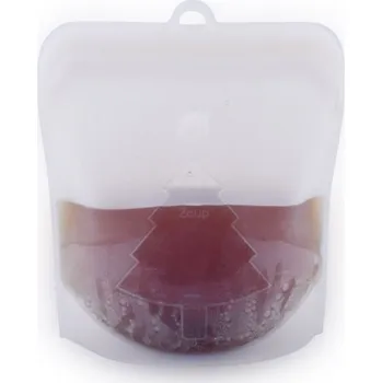 Termobox Silikonový vak na potraviny C717 bílá 500 ml