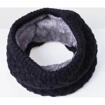 Šála Dětský vlněný nákrčník J3288 černá