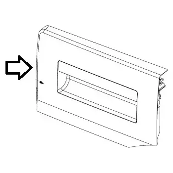 Praní a péče o prádlo Čelo násypky pracích prostředků do praček Beko Blomberg - 1912014004