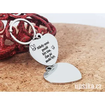 u Psíka | Srdce na klíče s gravírováním | 34*33mm