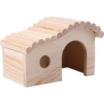 tréninková pomůcka pro psa Dřevěný domeček pro hlodavce C876