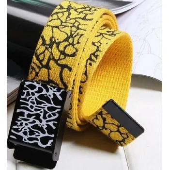 Opasek Látkový pásek L335 žlutá