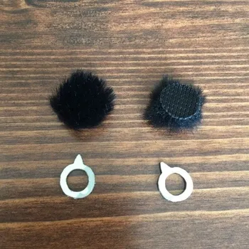 Mikrofon Ochrana proti větru na mikrofon fotoaparátu 10 ks černá