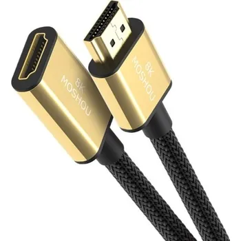 Video kabel HDMI 2.1 prodlužovací kabel M/F 25 cm