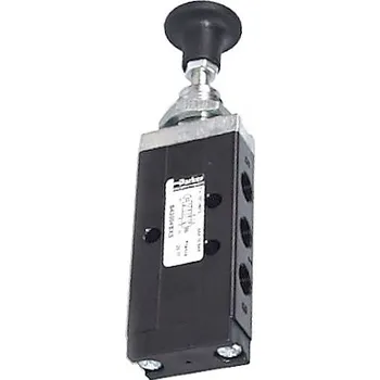 Ventil Pneumatický mezipolohový šoupátkový ventil, mechanicky ovládaný 5/2, G1/4", vzduch Parker B53004HXP