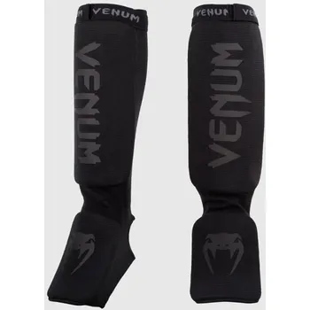 Chránič holeně pro bojový sport Chrániče holení Shin Guards Black - Venum Velikost: L, Barva: černá