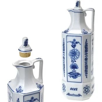 Leander 1907, Loučky u Karlových Varů Karafa na ocel hranatá 24 cm - cibulák