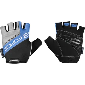 Cyklistické rukavice FORCE Rukavice FORCE RIVAL, černo-modré