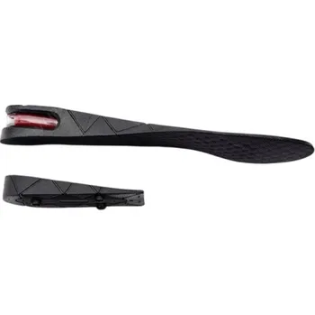 Vložka do bot Vložky do bot 5 cm Černé zvyšující ortopedické výstelky pro zvýšení výšky Gelové patní podložky Pohodlné vložky do každé obuvi