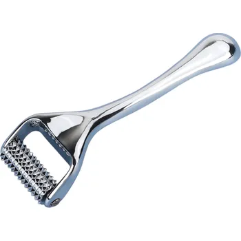 Stříbrný masážní váleček na obličej Masážní přístroj s hroty na redukci vrásek a stažení pórů Masážní roller na omlazení pleti ze slitiny zinku 13,0 x 3,5 cm