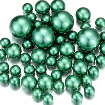 Dekorační kuličky do vázy 38 ks zelená