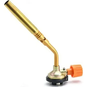 Páječka Svařovací plynová butanová pistole 19,5 cm Plamenný hořák Nastavitelný plamen Pájecí nástroj Zapalovač pro kutily Grilování Opravy