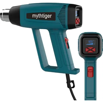 Svářečská kukla Horkovzdušná pistole s LCD displejem 220/240 V 2000 W Horkovzdušná pistole se 4 nástavci Svařovací přístroj 26 x 18 cm