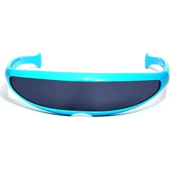 Sluneční brýle Barevné futuristické sluneční brýle modrá