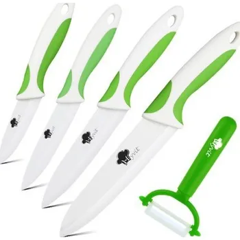 Kuchyňský nůž Profesionální sada keramických nožů J2961 zelená
