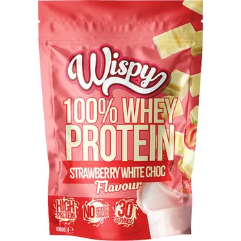 Protein Wispy Whey Protein - syrovátkový protein 1000 g Příchuť: Jahodová bílá čokoláda