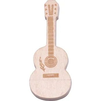 Ukládání dat USB flash disk dřevěná kytara 8GB 1