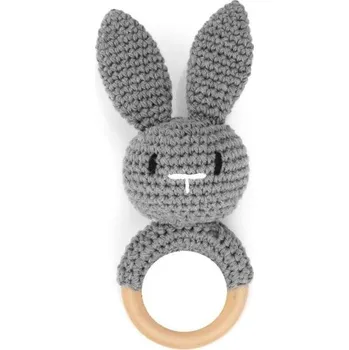 Chrastítko králíček šedá