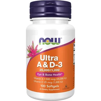 Sport Now Foods A & D3 25,000/1,000 IU 100 softgels