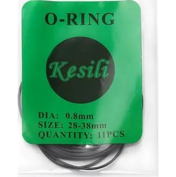 Sada nářadí Sada 11 ks těsnicích O-kroužků na hodinky 0,8 mm Průměr 28–38 mm Pro opravy pouzder a sklíček hodinek Antistatické provedení Voděodolné