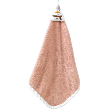 Vánoční dekorace Vánoční ručník 30 cm růžová