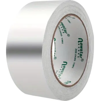 Lepicí páska Hliníková lepicí páska 10 m x 58 mm Tepelná izolace Odolná proti vlhkosti a chemikáliím Opravy vzduchotechniky Potrubí Klimatizace