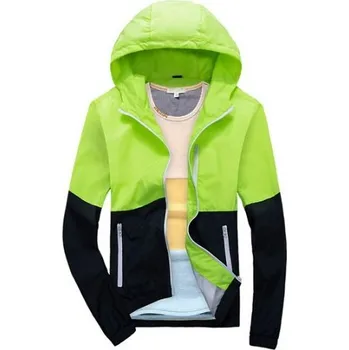 Pánská bunda Značková pánská jarní/podzimní bunda světle zelená L