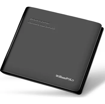 Peněženka Pánská kožená peněženka M604 černá