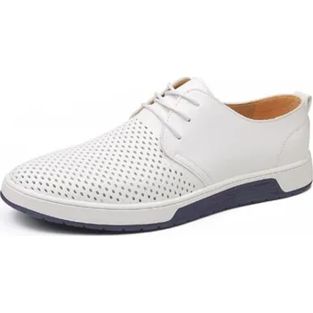 Pánské polobotky Pánské prodyšné polobotky J2176 bílá 38