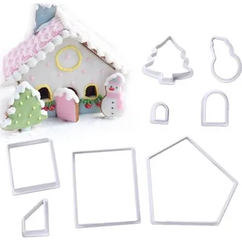 Vykrajovátko Vykrajovátka zimní chaloupka 8 ks