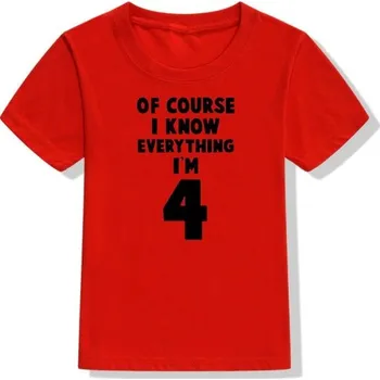 Dívčí tričko Dětské narozeninové tričko B1504 5 L