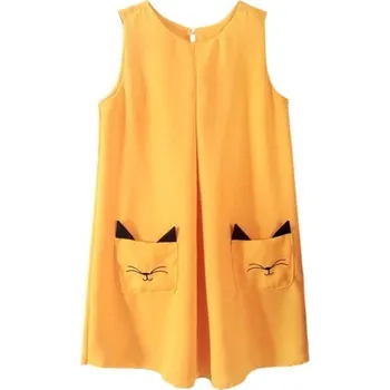 Dívčí šaty Dívčí šaty N279 žlutá 4