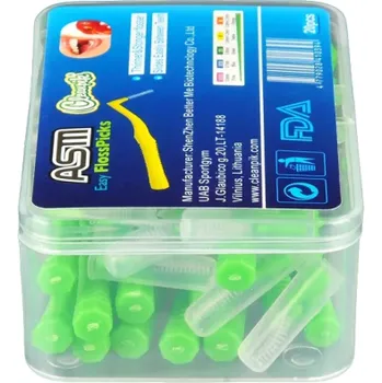 Dentální hygiena Mezizubní kartáček 0,8 mm Sada mezizubních kartáčků 20 ks