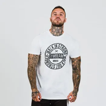 Tričko Walk In Strong White - GymBeam Velikost: XL, Barva: bílá