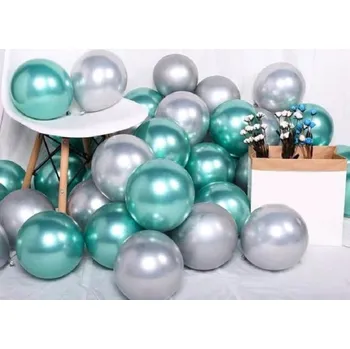 Vánoce Vánoční balónky 30 ks P4044 světle modrá